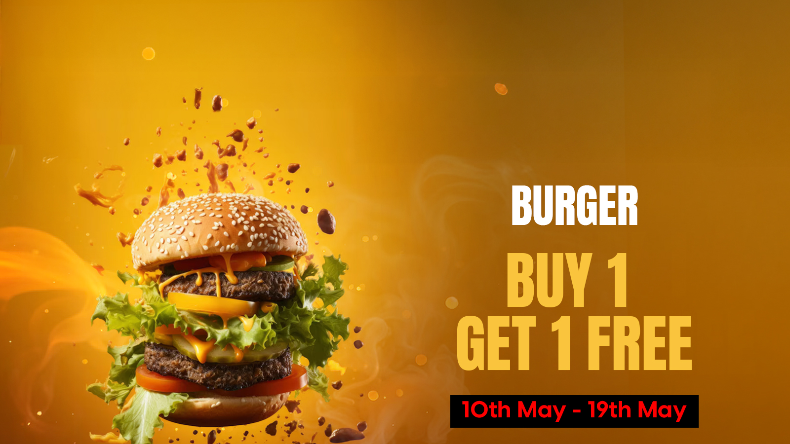 Burger-Banner