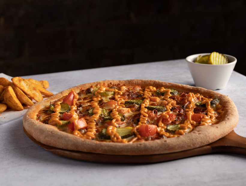 Halal BBQ Chicken Pizza 